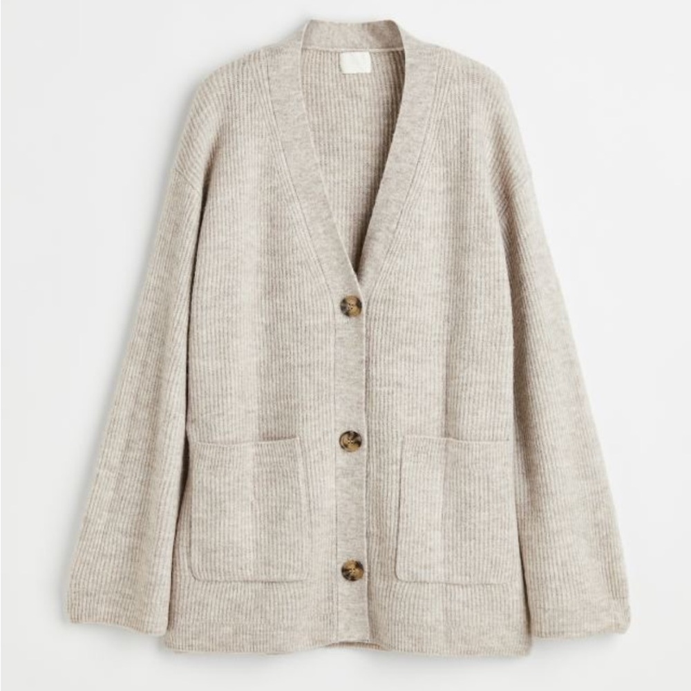 H&M Rib Knit Cardigan Khaite